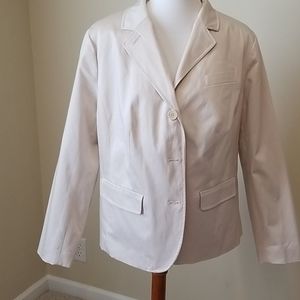 Talbots Stretch Cotton Blazer